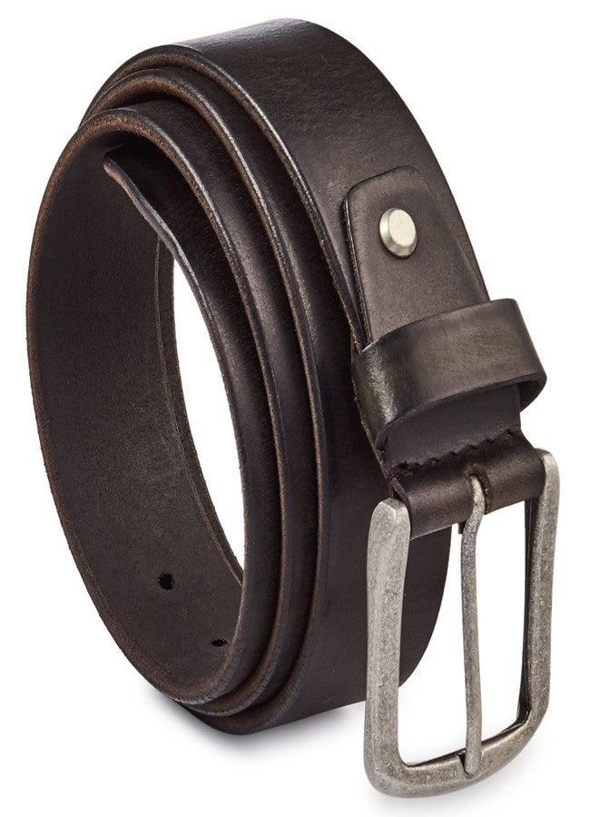 Cochoa Real Full Grain Harness Cow Leather Belt for Men 38mm Width Casual Retro look Vintage style Handmade Valentine Gift (Black, Size 46" (Waist 44")) - Image 1